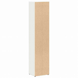 vidaXL CDキャビネット 2点 ホワイト 21x16x93.5cm エンジニアリングウッド家具 キャビネット&収納 メディア収納・ラック(代引不可)