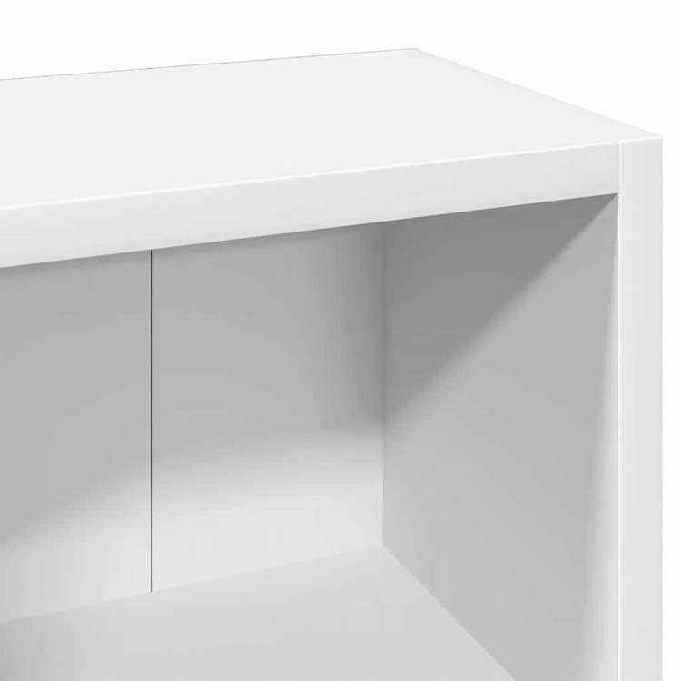 vidaXL CDキャビネット 2点 ホワイト 21x16x93.5cm エンジニアリングウッド家具 キャビネット&収納 メディア収納・ラック(代引不可)