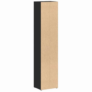 vidaXL CDキャビネット 2個 ブラック 21x16x93,5 cm エンジニアードウッド家具 キャビネット&収納 メディア収納・ラック(代引不可)