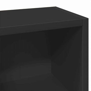 vidaXL CDキャビネット 2個 ブラック 21x16x93,5 cm エンジニアードウッド家具 キャビネット&収納 メディア収納・ラック(代引不可)