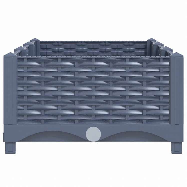 vidaXL レイズドベッド 120x40x23cm ポリプロピレン製ホーム&ガーデン 芝&ガーデン ガーデニング 鉢植え・プランター(代引不可)