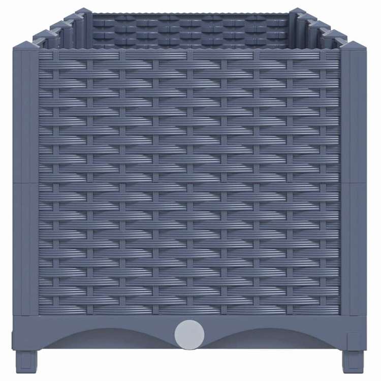 vidaXL レイズドベッド 160x40x38cm ポリプロピレン製ホーム&ガーデン 芝&ガーデン ガーデニング 鉢植え・プランター(代引不可)