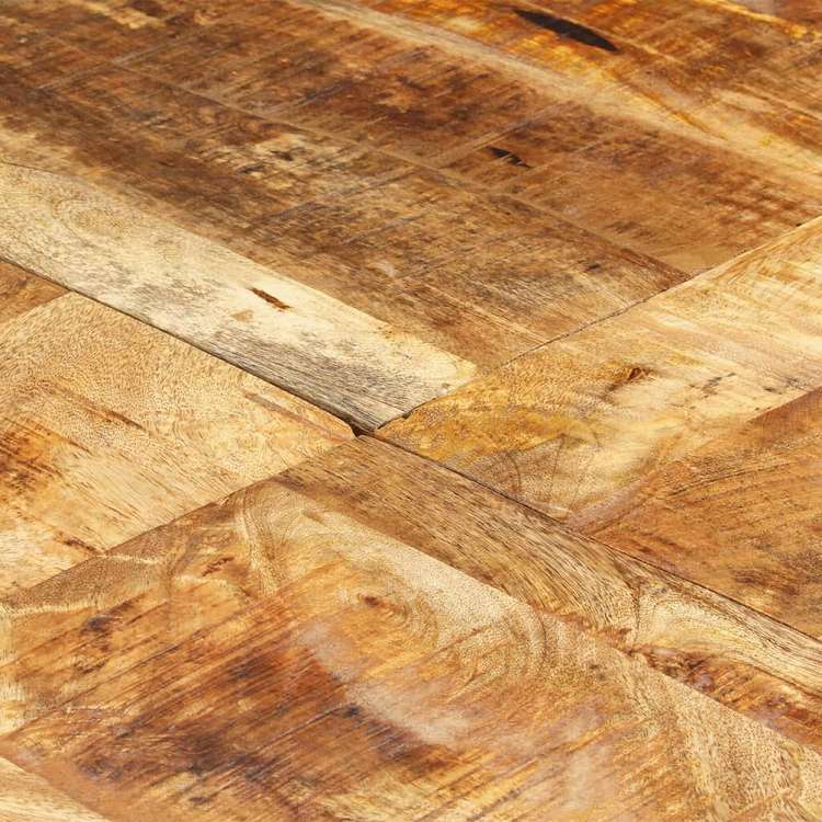 vidaXL ダイニングテーブル 160x90x75 cm マンゴー材 (粗目)家具 テーブル キッチン・ダイニングルームテーブル(代引不可)