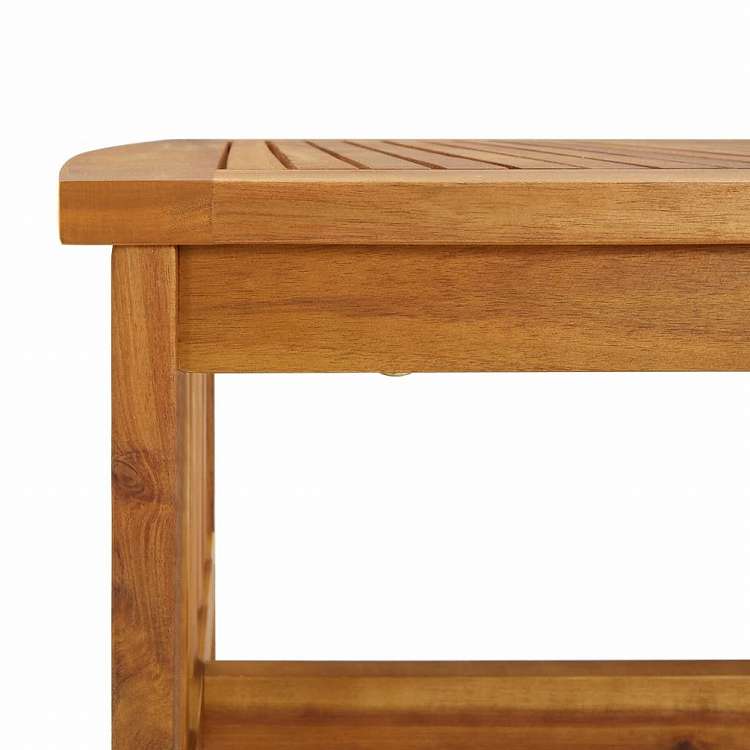 vidaXL コーヒーテーブル 102x50x43cm アカシア無垢材家具 テーブル アクセントテーブル コーヒーテーブル(代引不可)