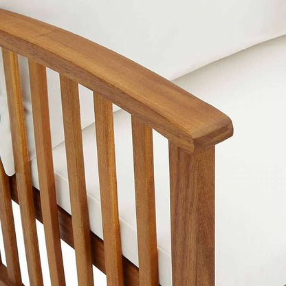 vidaXL ガーデンチェア 2点 クッション付き アカシア無垢材家具 アウトドア家具 屋外椅子 アウトドアベンチチェア(代引不可)