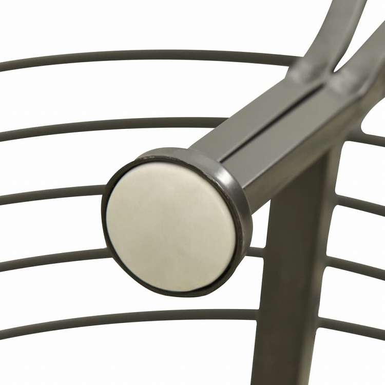 vidaXL ガーデンツリーベンチ 半円 160cm スチール製家具 アウトドア家具 屋外椅子 アウトドアベンチ(代引不可)