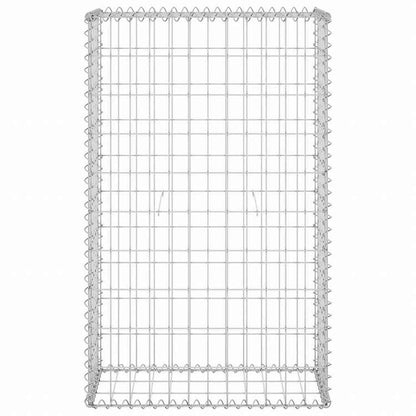 vidaXL ガビオンウォール カバー付き 亜鉛メッキ鋼製 60x30x100cmハードウェア フェンス&バリア フェンスパネル(代引不可)