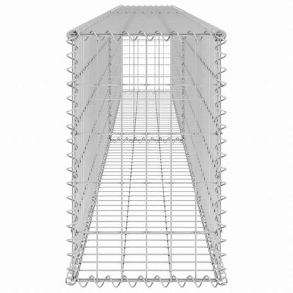 vidaXL ガビオンウォール カバー付き 亜鉛メッキ鋼製 300x30x50cmハードウェア フェンス&バリア フェンスパネル(代引不可)