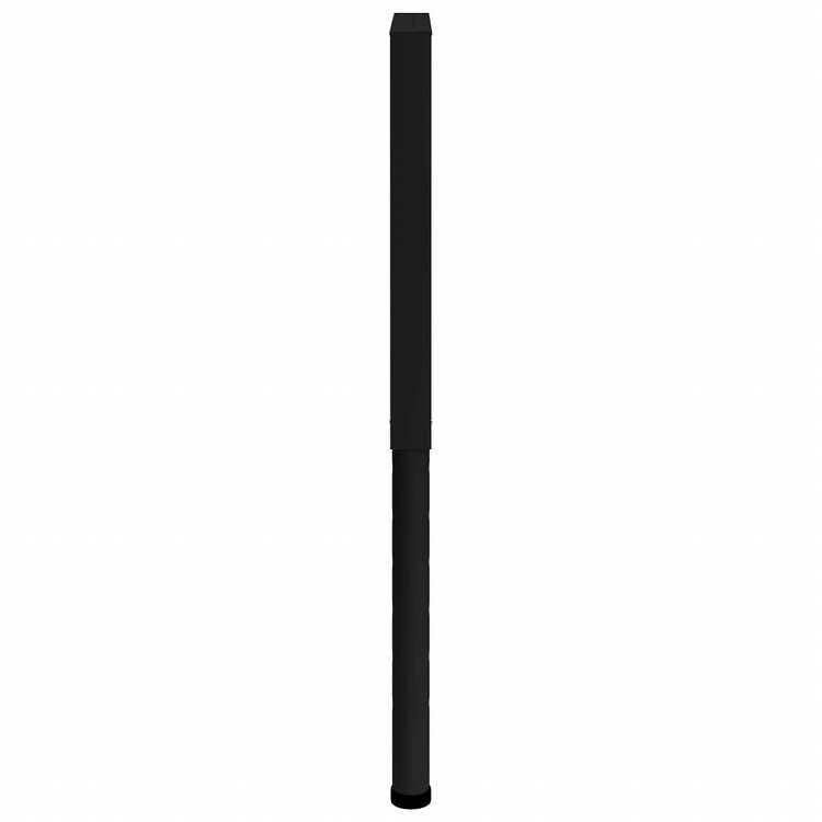 vidaXL ワークベンチ用フレーム 調整可能 2点 金属製 55x(69-95.5)cm ブラック家具 テーブル用品 テーブル脚(代引不可)