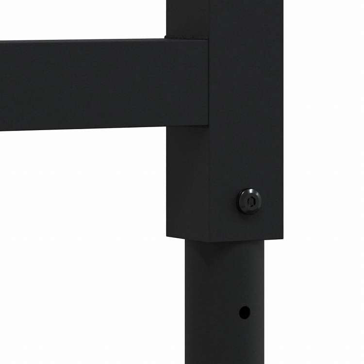 vidaXL ワークベンチ用フレーム 調整可能 2点 金属製 55x(69-95.5)cm ブラック家具 テーブル用品 テーブル脚(代引不可)