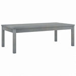 vidaXL コーヒーテーブル 100 x 50 x 33 cm アカシア無垢材 グレー家具 アウトドア家具 アウトドアテーブル(代引不可)