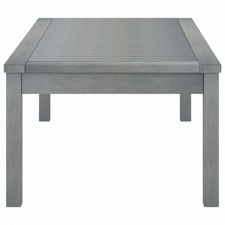 vidaXL コーヒーテーブル 100 x 50 x 33 cm アカシア無垢材 グレー家具 アウトドア家具 アウトドアテーブル(代引不可)