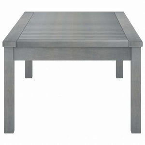 vidaXL コーヒーテーブル 100 x 50 x 33 cm アカシア無垢材 グレー家具 アウトドア家具 アウトドアテーブル(代引不可)