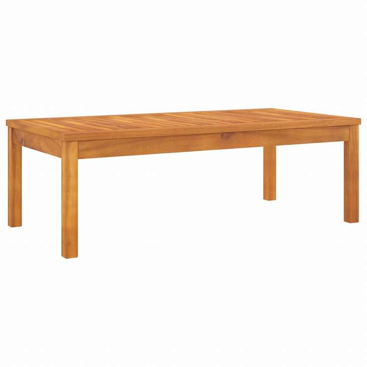 vidaXL コーヒーテーブル 100x50x33cm アカシア無垢材家具 アウトドア家具 屋外椅子 屋外用組み合わせソファセット(代引不可)