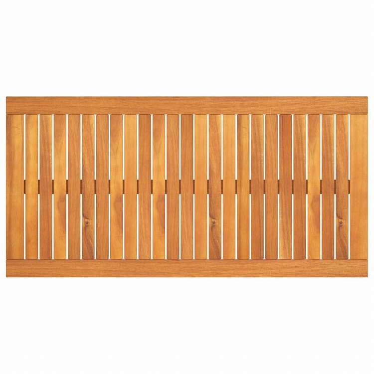 vidaXL コーヒーテーブル 100x50x33cm アカシア無垢材家具 アウトドア家具 屋外椅子 屋外用組み合わせソファセット(代引不可)