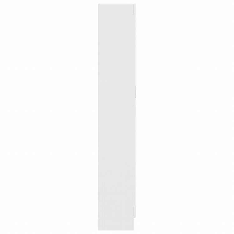 vidaXL ブックキャビネット ホワイト 82.5x30.5x185.5cm エンジニアリングウッド家具 棚 本棚・オープンラック(代引不可)
