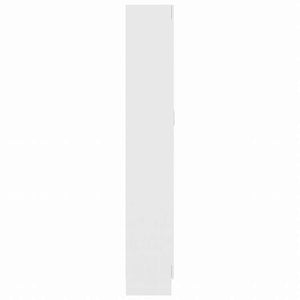 vidaXL ブックキャビネット ホワイト 82.5x30.5x185.5cm エンジニアリングウッド家具 棚 本棚・オープンラック(代引不可)