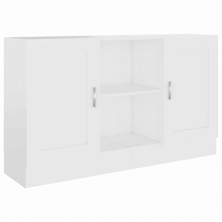 vidaXL サイドボード ホワイト 120x30.5x70cm エンジニアリングウッド家具 キャビネット&収納 サイドボード(代引不可)