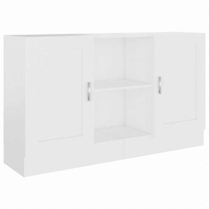 vidaXL サイドボード ホワイト 120x30.5x70cm エンジニアリングウッド家具 キャビネット&収納 サイドボード(代引不可)
