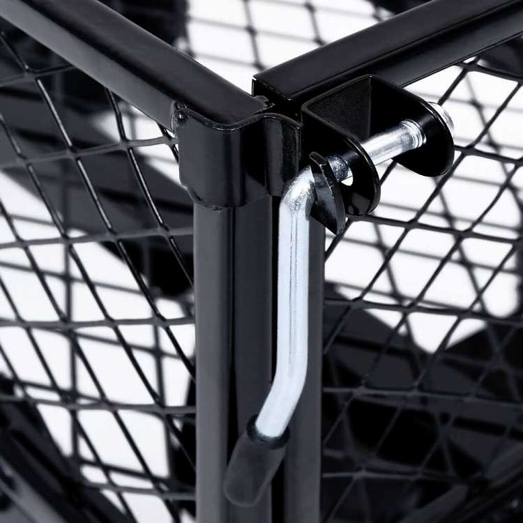 vidaXL ガーデンハンドトローリー 手押し車 ブラック 350kgハードウェア ツール ドーリー・ハンドトラック(代引不可)