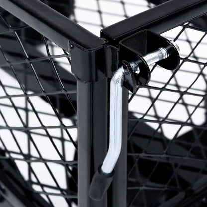 vidaXL ガーデンハンドトローリー 手押し車 ブラック 350kgハードウェア ツール ドーリー・ハンドトラック(代引不可)