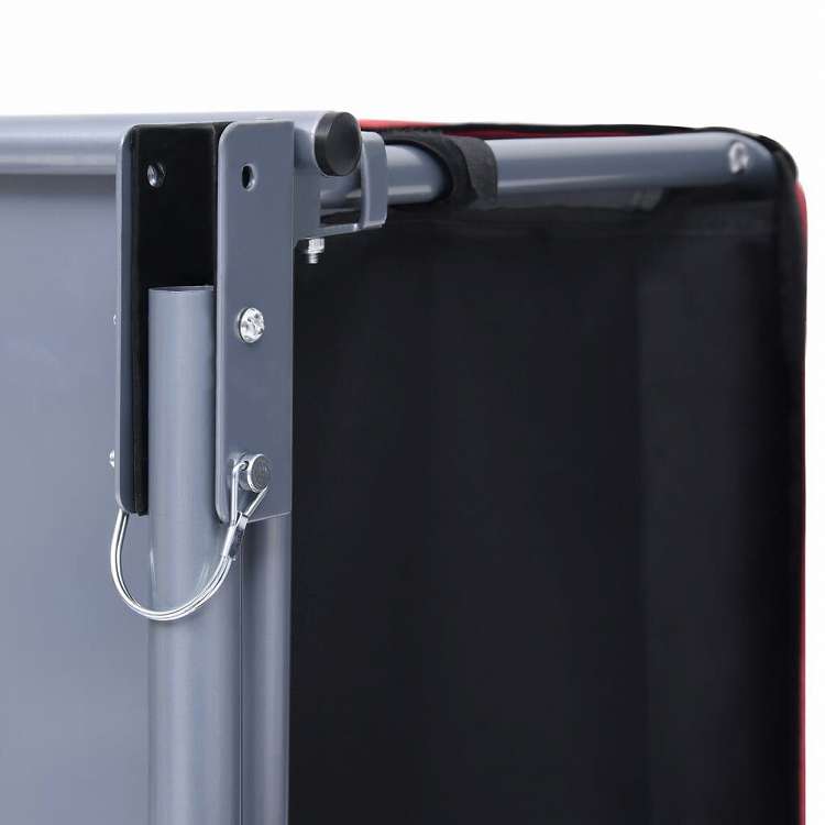 vidaXL 自転車用トレーラー ブラック&レッド 65kgスポーツグッズ アウトドアレクリエーション サイクリング 自転車用アクセサリ 自転車トレーラー(代引不可)