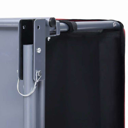 vidaXL 自転車用トレーラー ブラック&レッド 65kgスポーツグッズ アウトドアレクリエーション サイクリング 自転車用アクセサリ 自転車トレーラー(代引不可)