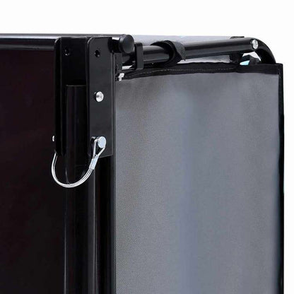 vidaXL 自転車用トレーラー ブラック&ブルー 65kgスポーツグッズ アウトドアレクリエーション サイクリング 自転車用アクセサリ 自転車トレーラー(代引不可)