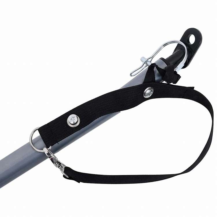 vidaXL 自転車用トレーラー ブラック&ブルー 65kgスポーツグッズ アウトドアレクリエーション サイクリング 自転車用アクセサリ 自転車トレーラー(代引不可)