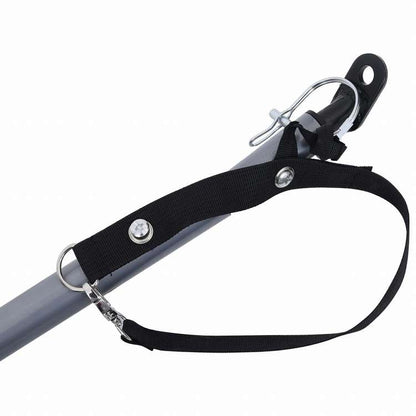 vidaXL 自転車用トレーラー ブラック&グレー 65kgスポーツグッズ アウトドアレクリエーション サイクリング 自転車用アクセサリ 自転車トレーラー(代引不可)