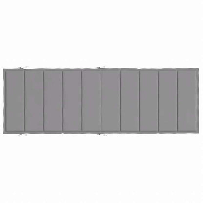 vidaXL サンラウンジャークッション グレー 186x58x3cm オックスフォードファブリックホーム&ガーデン デコレーション チェア・ソファクッション(代引不可)