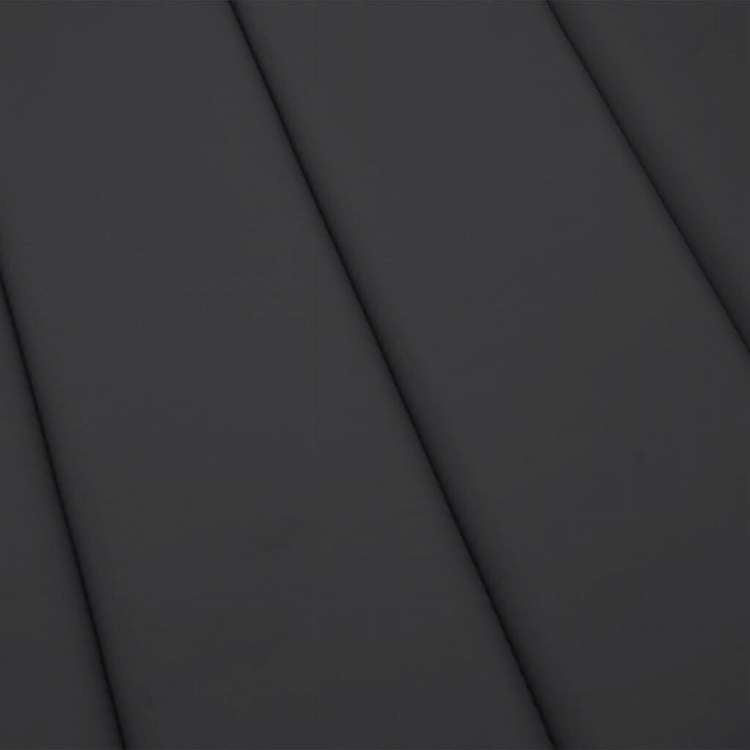 vidaXL サンラウンジャークッション ブラック 200x50x3cm オックスフォードファブリックホーム&ガーデン デコレーション チェア・ソファクッション(代引不可)