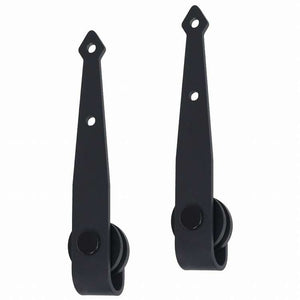 vidaXL ミニスライディングキャビネット ドアキット 炭素鋼 200cmハードウェア ハードウェアアクセサリ(代引不可)