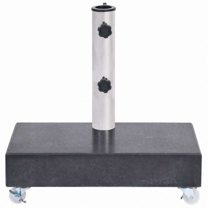 vidaXL パラソル用ベース ブラック 45x25x8 cm 花こう岩ホーム&ガーデン 芝&ガーデン アウトドアリビング アウトドアアンブレラ&パラソルアクセサリー 屋外用アンブレラ土台(代引不可)