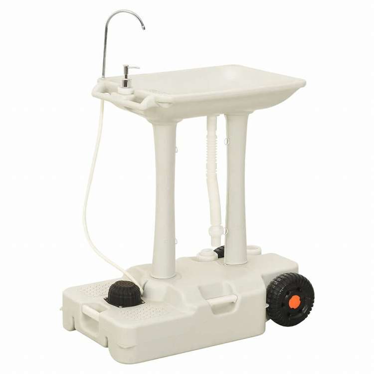 vidaXL キャンプ用 手洗いスタンド ディスペンサー付き 35Lスポーツグッズ アウトドアレクリエーション キャンプ&ハイキング(代引不可)