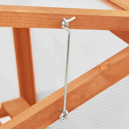 vidaXL 温室 60x45x100cm モミ材ホーム&ガーデン 芝&ガーデン ガーデニング グリーンハウス・温室(代引不可)