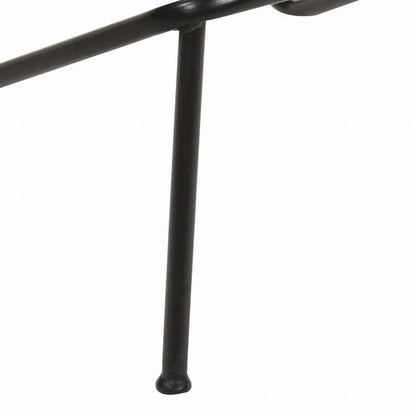 vidaXL バースツール 4点 ブラック 本山羊革製家具 チェア テーブル・バースツール(代引不可)