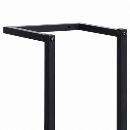 vidaXL タオルラック 25x20x95cm 鉄製 ブラックホーム&ガーデン バスルーム用品 タオルラック・ホルダー(代引不可)