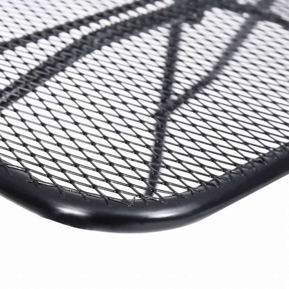 vidaXL バルコニーテーブル ブラック 60x40cm スチール製家具 アウトドア家具 アウトドアテーブル(代引不可)