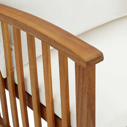 vidaXL ガーデンラウンジ5点セット クッション付き アカシア無垢材家具 アウトドア家具 屋外家具セット(代引不可)