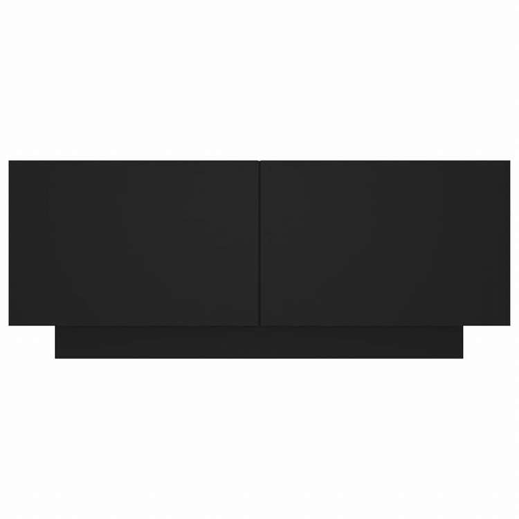 vidaXL TVキャビネット ブラック 100x35x40 cm エンジニアリングウッド家具 AVラック・テレビ台(代引不可)