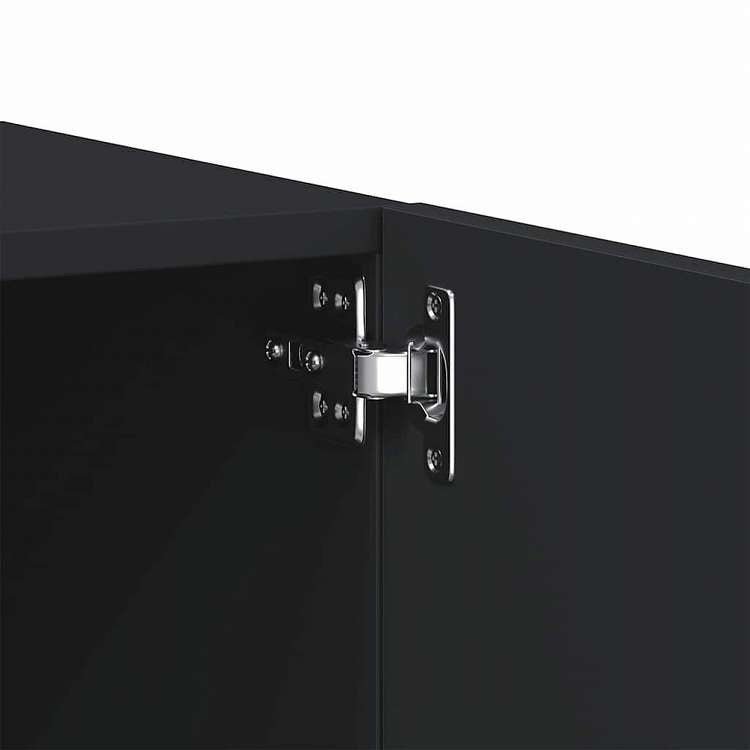 vidaXL TVキャビネット ブラック 100x35x40 cm エンジニアリングウッド家具 AVラック・テレビ台(代引不可)