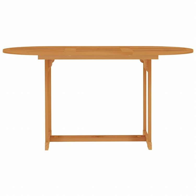 vidaXL ガーデンダイニング5点セット チーク無垢材家具 アウトドア家具 屋外家具セット(代引不可)