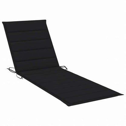 vidaXL 2人掛けガーデンサンラウンジャー クッション付き アカシア無垢材家具 アウトドア家具 屋外椅子 サンラウンジャー(代引不可)