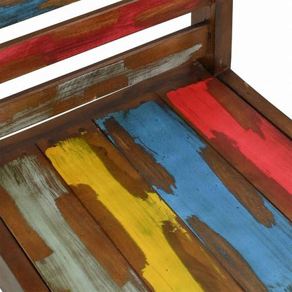 vidaXL ダイニングチェア 2点セット 再生無垢材家具 チェア キッチン・ダイニングルームチェア(代引不可)