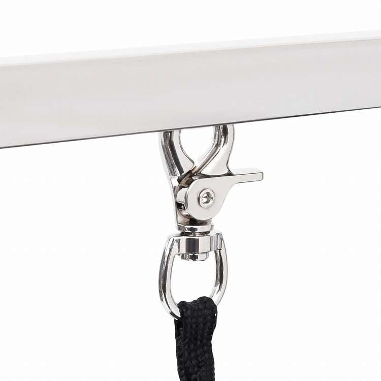 vidaXL 犬用トリミングテーブル 調整可能 ループ2点&バスケット付き動物&ペット用品 ペット用品 ペットケア用品(代引不可)