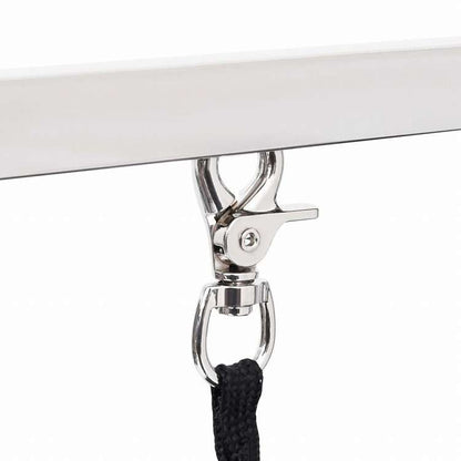 vidaXL 犬用トリミングテーブル 調整可能 ループ2点&バスケット付き動物&ペット用品 ペット用品 ペットケア用品(代引不可)