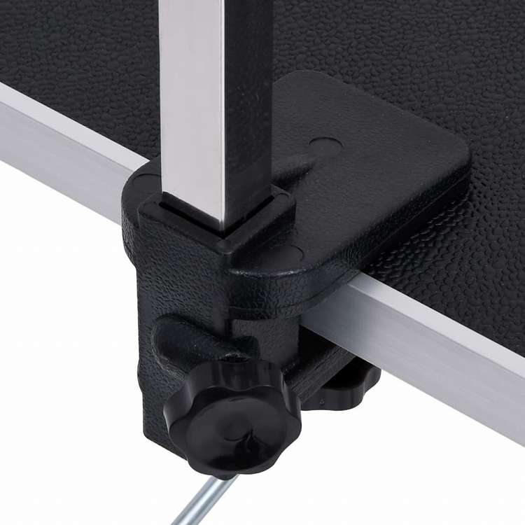 vidaXL 犬用トリミングテーブル 調整可能 ループ2点&バスケット付き動物&ペット用品 ペット用品 ペットケア用品(代引不可)