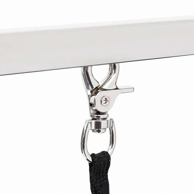 vidaXL 犬用トリミングテーブル 調整可能 ループ2点&バスケット付き動物&ペット用品 ペット用品 ペットケア用品(代引不可)