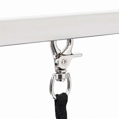 vidaXL 犬用トリミングテーブル 調整可能 ループ2点&バスケット付き動物&ペット用品 ペット用品 ペットケア用品(代引不可)